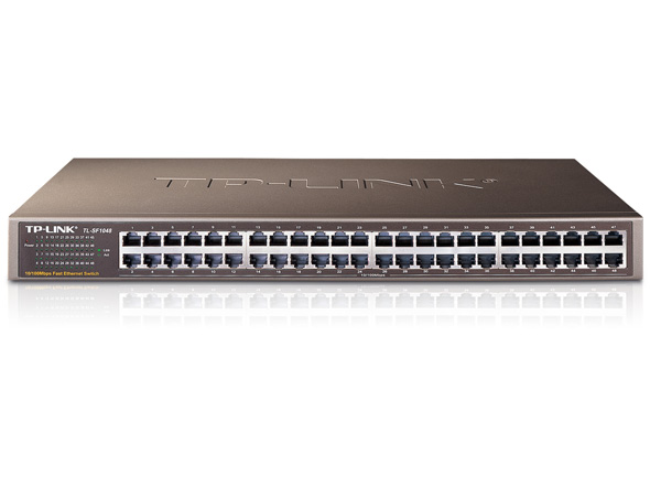 Коммутатор TP-LINK TL-SF1048 48x10/100 Мбит/сек, неуправляемый